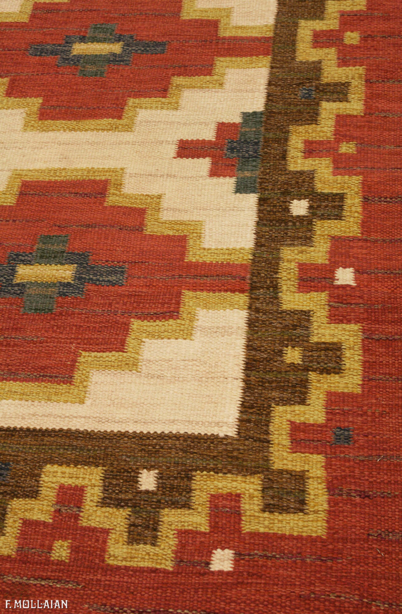 Antique Suédois Kilim n°:39761797